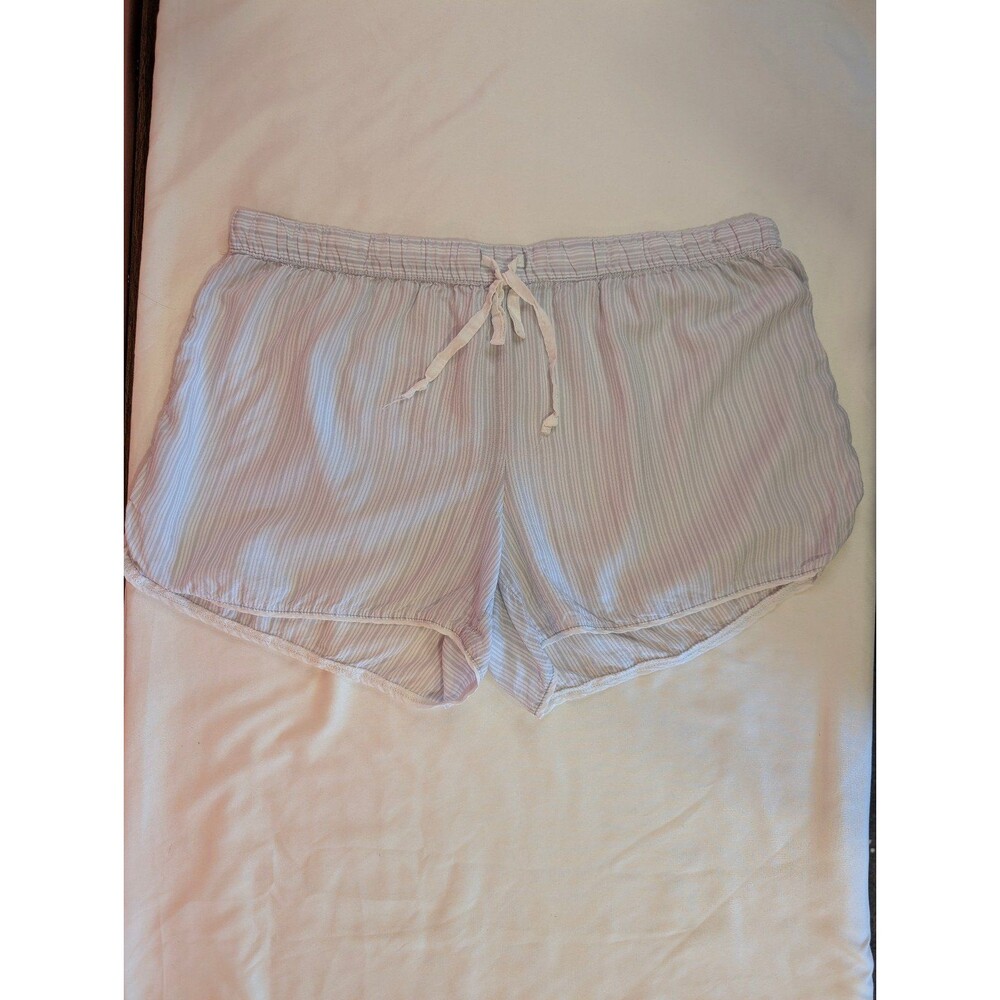 Women's Gilligan & O'Malley Pajama Shorts White Large